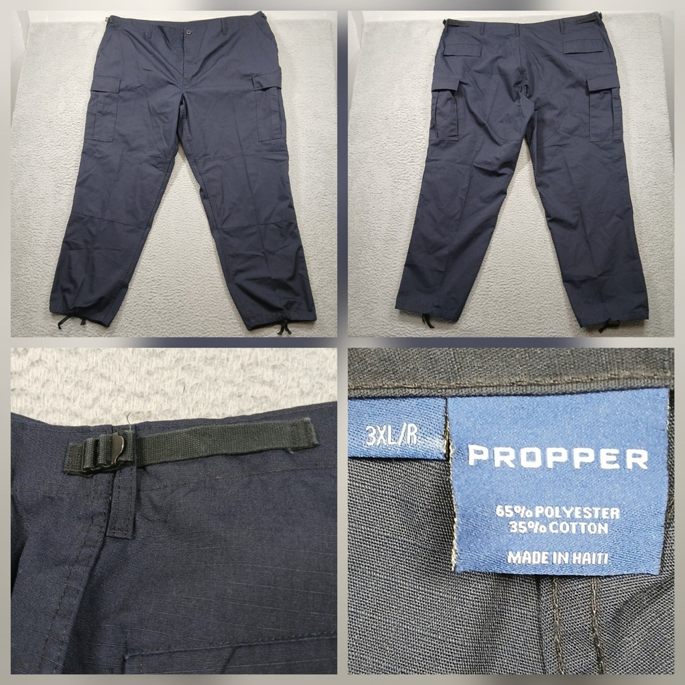 Propper Tactical Cargo Pants Men's‎ 3XL/R Navy Drawstring Hem